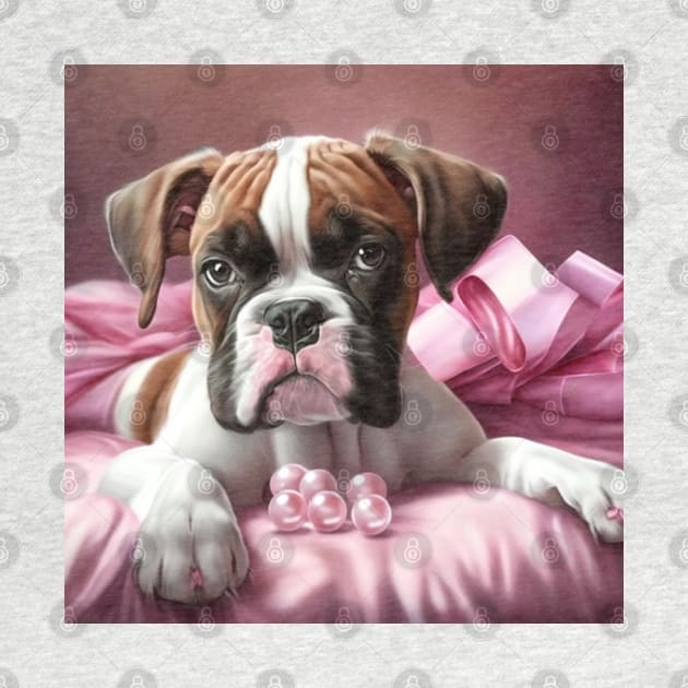 Cute Boxer Puppy by Enchanted Reverie